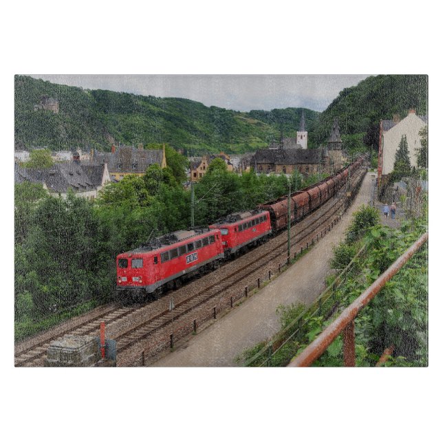 Güterzug in St. Goar (Framsidan)