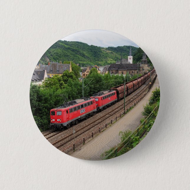 Güterzug in St. Goar Knapp (Framsida)