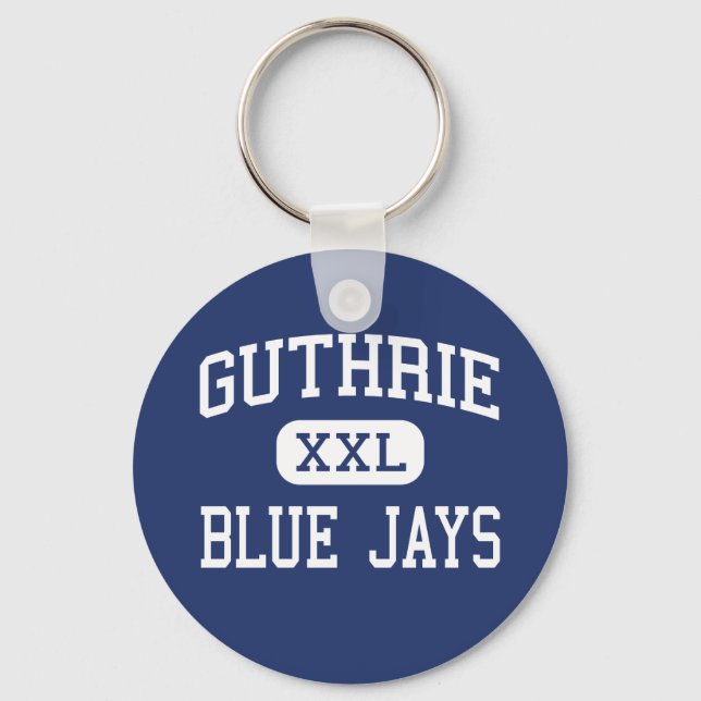 Guthrie - Blue Jays - High - Guthrie Oklahoma Nyckelring (Framsida)