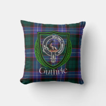 Guthrie skotska klan tartan & vapen