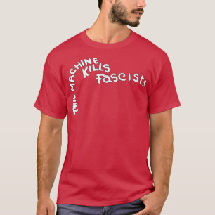Guthrie this Maskin Döda Fascists Guitar T Shirt