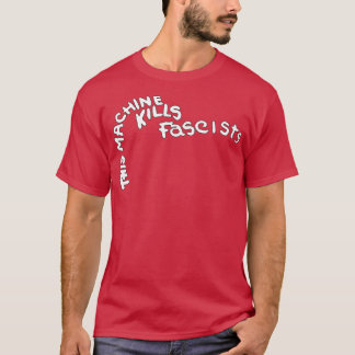 Guthrie this Maskin Döda Fascists Guitar T Shirt