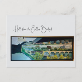 Guthrie's Endless Bridge Postcard Vykort