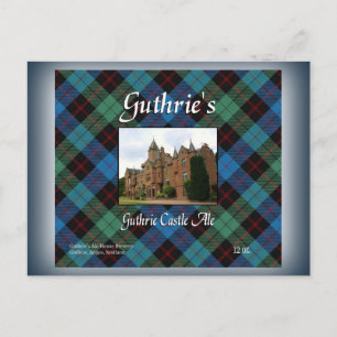 Guthrie's Guthrie Castle Ale Vykort