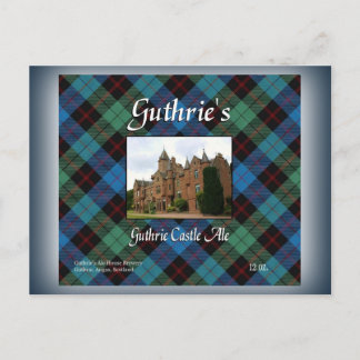 Guthrie's Guthrie Castle Ale Vykort