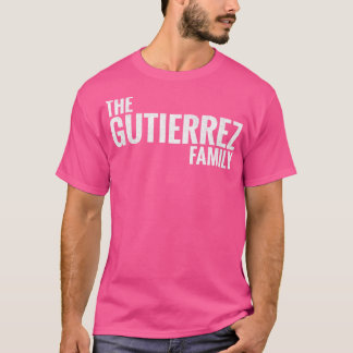 Gutierrez-familjen Gutierrez Surname Gutierrez L. T Shirt