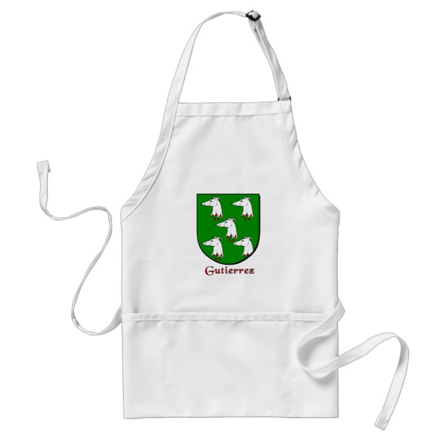 Gutierrez Family Shield Apron Förkläde (Framsidan)