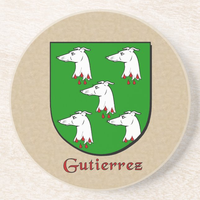 Gutierrez Heraldic Shield Underlägg (Framsidan)