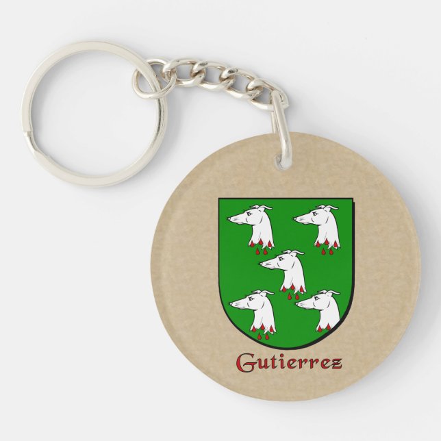 Gutierrez Historical Shield med spanska Flagga (Framsidan)