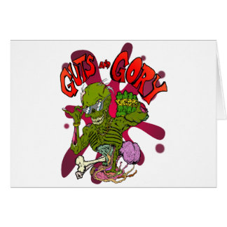 Guts och Gory Hälsningskort