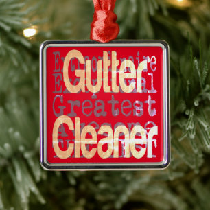 Gutter Cleaner Extraordinaire Julgransprydnad Metall