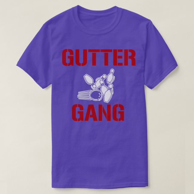 Gutter Gang Bowl Funny Bowling Bowlareare T T Shirt (Design framsida)