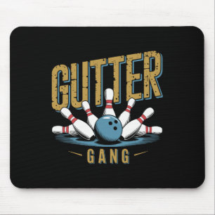 Gutter Gang Bowling Rolig Bowlingspelare 1 Musmatta