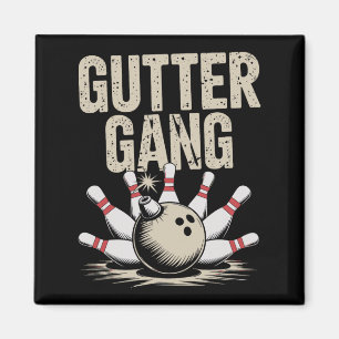 Gutter Gang Bowlning 1 Magnet