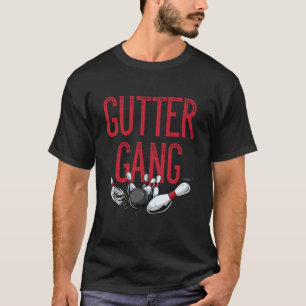 Gutter Gang Funny Family eller Coed Bowling Team N T Shirt