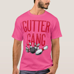 Gutter Gang Funny Family eller Coed Bowling Team N T Shirt