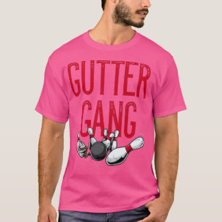 Gutter Gang Funny Family eller Coed Bowling Team N T Shirt