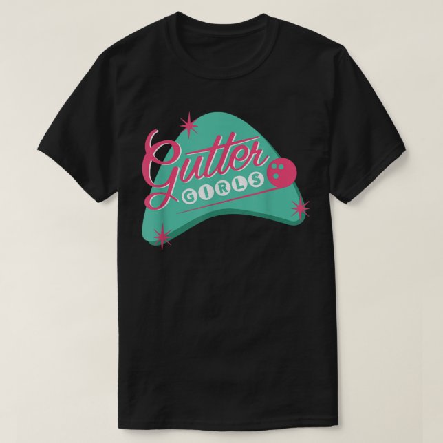 Gutter Girls Bowling League Team for Women eller G T Shirt (Design framsida)