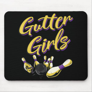 Gutter Girls, Roligt Women Girls Bowling Team Namn Musmatta