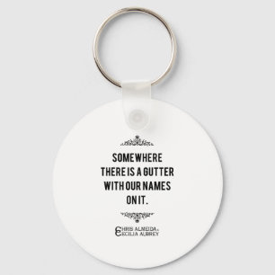 Gutter Quote Nyckelring