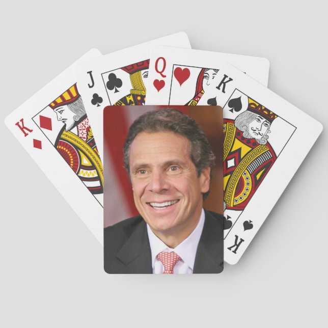 Guvernör Andrew Cuomo spelar upp kort! Casinokort (Baksidan)