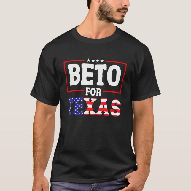 Guvernör Beto för Texas T Shirt (Framsida)