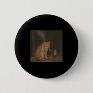 Guvernör Cigarette Kitten Funny Smoking Cat Meme B Knapp