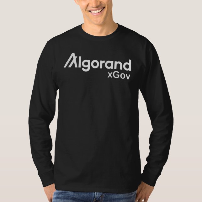 Guvernör i Algorand Xgov Algo T Shirt (Framsida)
