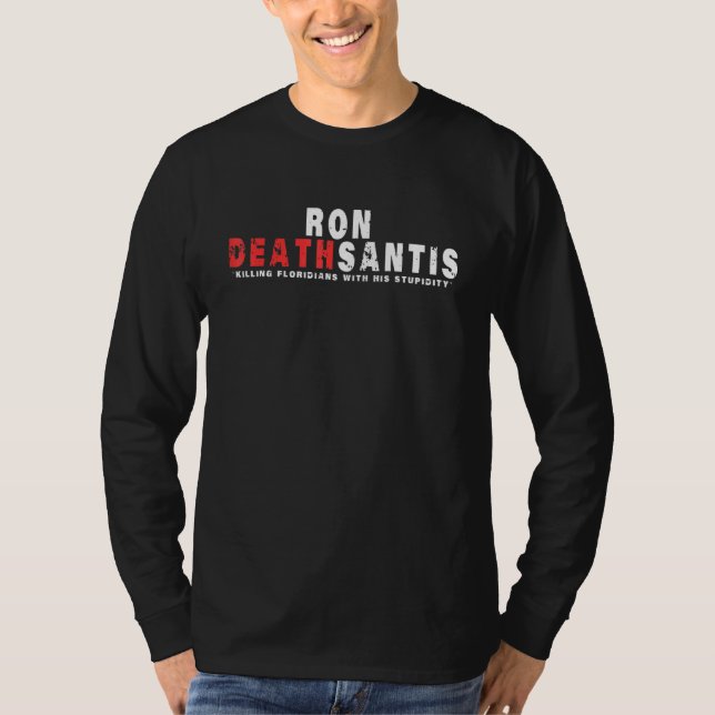 Guvernör i Anti Ron Desantis Florida T Shirt (Framsida)