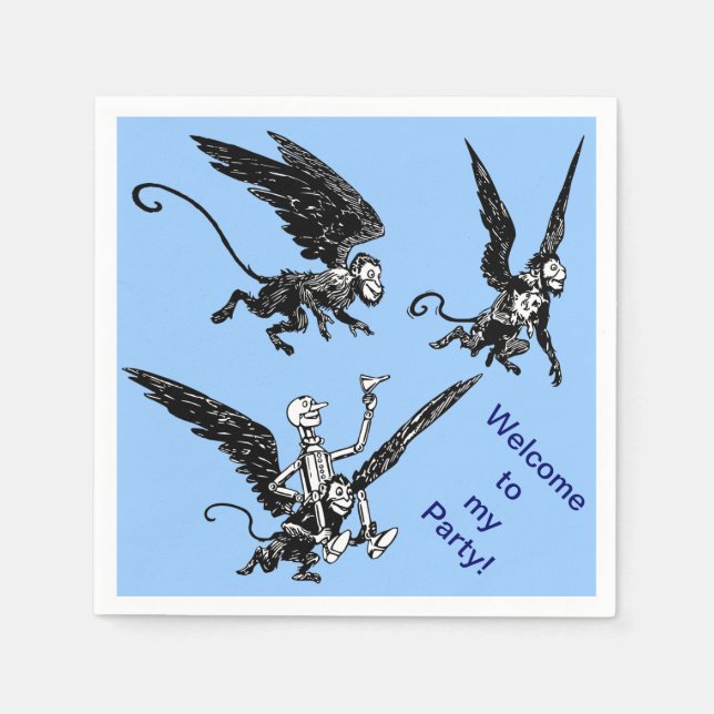 Guvernör i Oz, Tin Man Anpassningsbar Children's P Pappersservett (Framsidan)