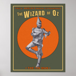Guvernör i Oz Tin Man Poster