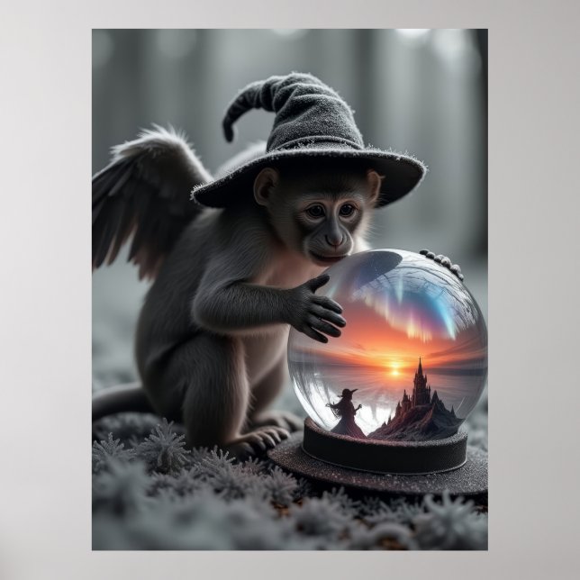 Guvernör i Oz Wicked-apan Poster (Framsidan)