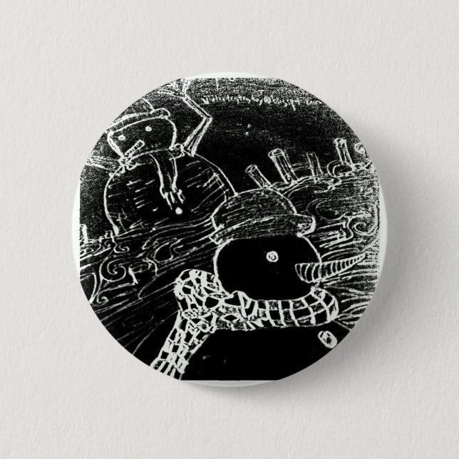 Guvernör i snö knapp (Framsida)