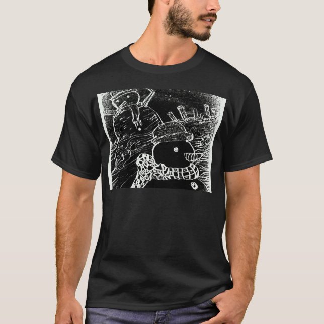 Guvernör i snö tee shirt (Framsida)