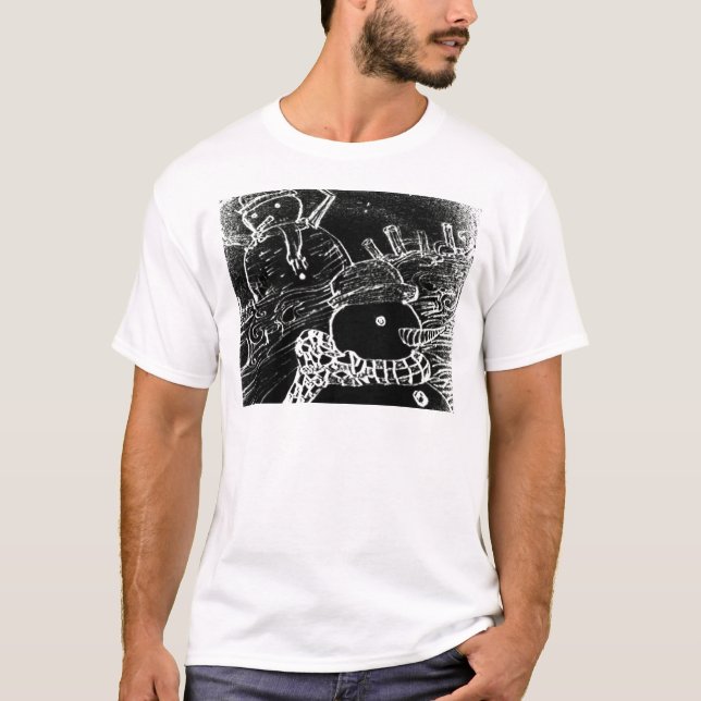 Guvernör i snö tee shirt (Framsida)