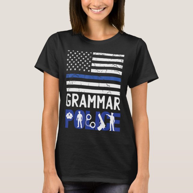 Guvernör i Tillsatta lagar Cops polis T Shirt (Framsida)
