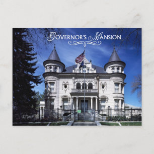 Guvernör Mansion, Salt Sjö City, Utah Vykort