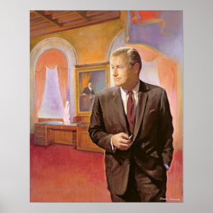 Guvernör Nelson A. Rockefeller Poster