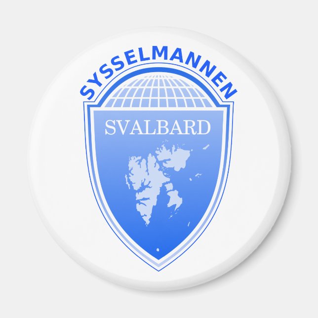 Guvernör Svalbard, Norge Magnet (Framsidan)