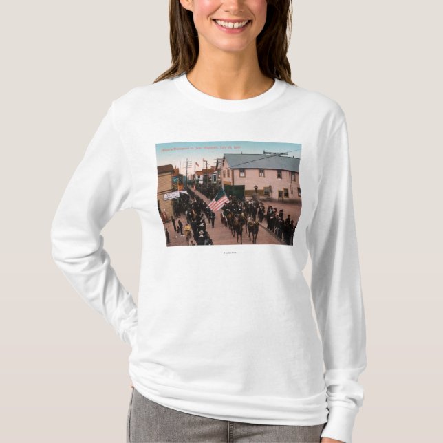 GuvernörHoggatt mottagande ParadeNome, AK T Shirt (Framsida)