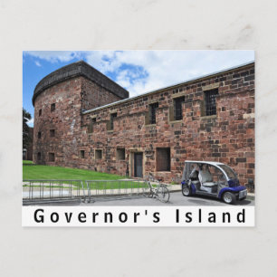 Guvernörsön Castle Williams Vykort