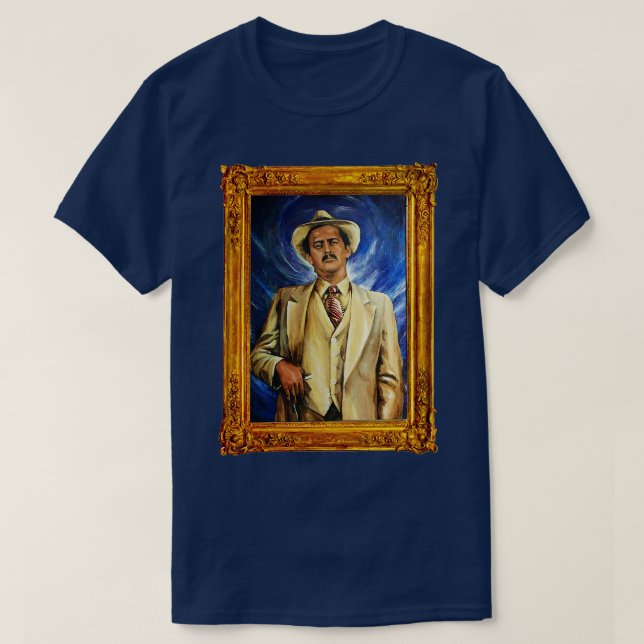 Guy Caballero Porträtt Painting SCTV T Shirt (Design framsida)