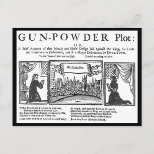 Guy Fawkes plot, Gunpuder Plot Vykort