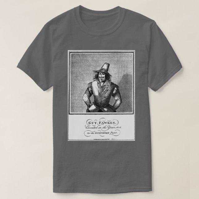 Guy Fawkes  T Shirt (Design framsida)