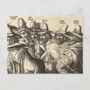 Guy Fawkes Vykort