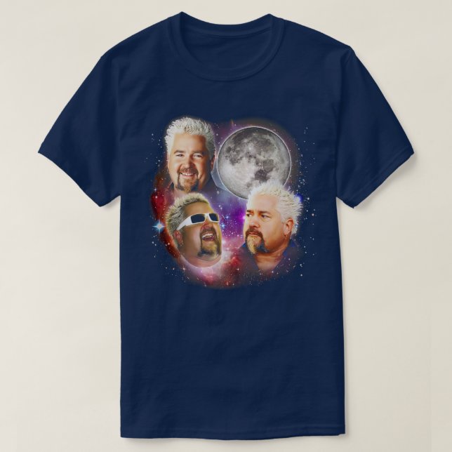 Guy Fieri 80-talet Aesthetic T Shirt (Design framsida)