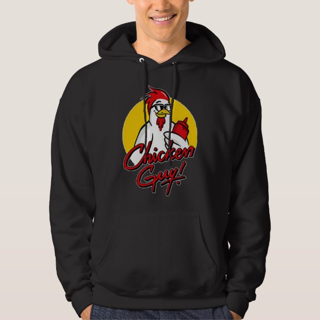 Guy Fieri Chicken chicken guy Guy Fieri Chick Hoodie (Framsida)