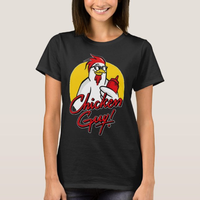 Guy Fieri Chicken kycklingkille Guy Fieri Chick T Shirt (Framsida)