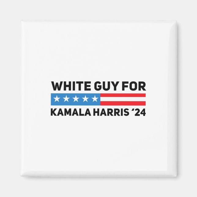 Guy For Kamala Harris 2024 President Val Magnet (Framsidan)