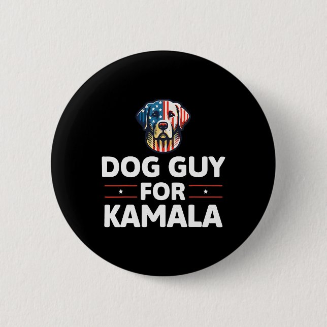 Guy for Kamala Vote Blue Knapp (Framsida)
